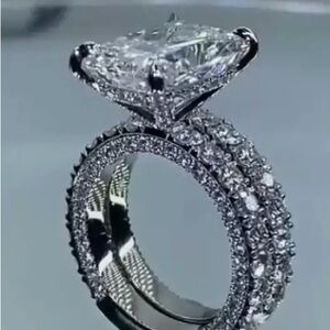 2-Piece Luxury Stainless Steel Set Rhinestons